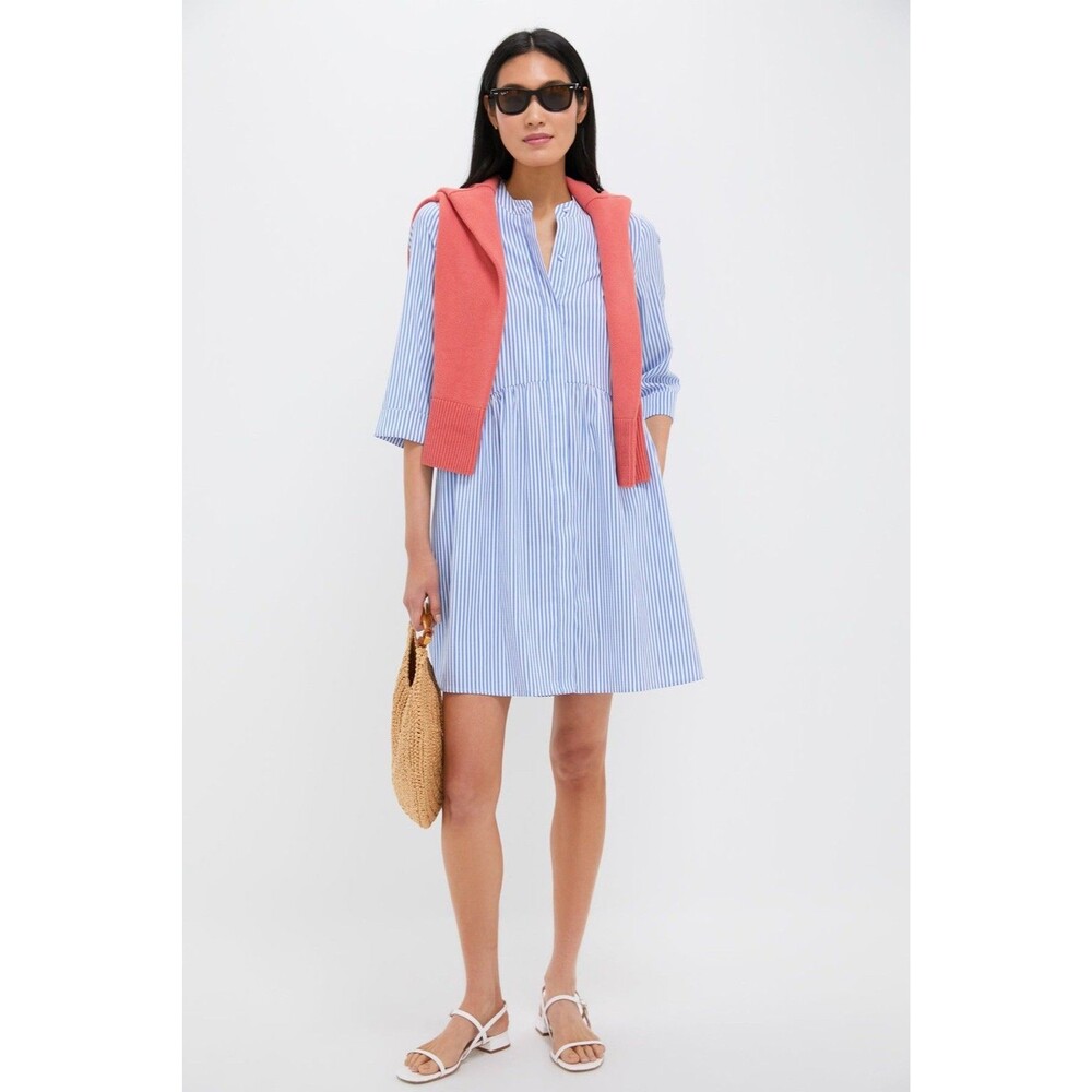 Tuckernuck Blue Stripe Royal Stripe Dress $148, sz L, EUC, still on website
